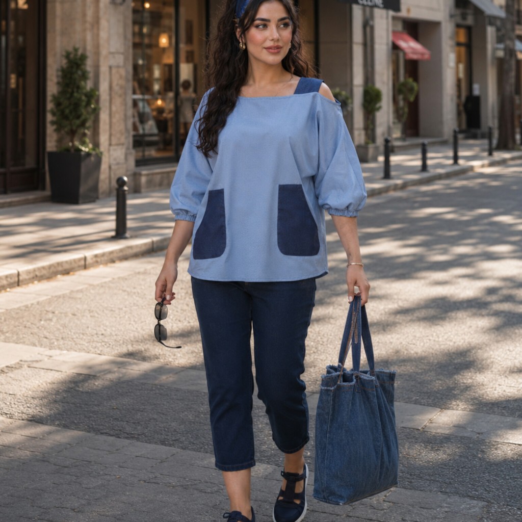 بلوز زنانه طرح باور
