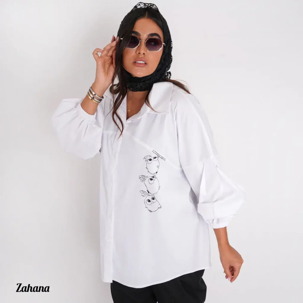 شومیز زنانه طرح جغد