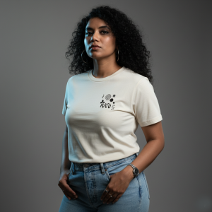 تی شرت زنانه طرح جریان