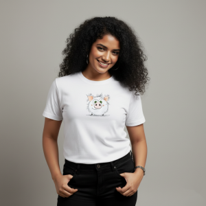 تی شرت زنانه طرح خوک
