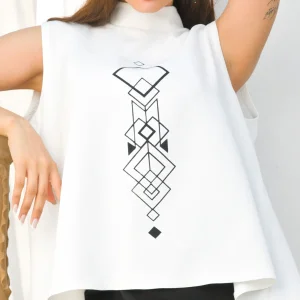 تاپ زنانه طرح کفشدوزک مدل BA01