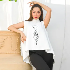 تاپ زنانه طرح ژئو
