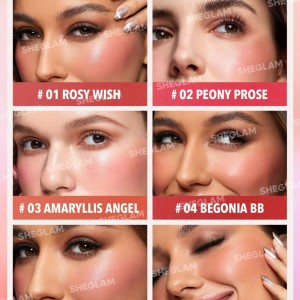 پالت رژگونه کرمی شیگلم مدل SHEGLAM Flush Crush